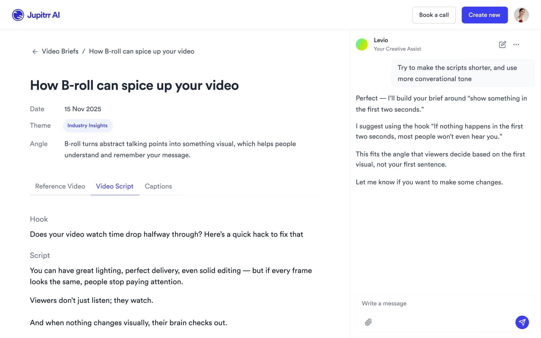 Jupitrr AI Subtitle Generator - upload an MP4, MOV, or paste a URL.